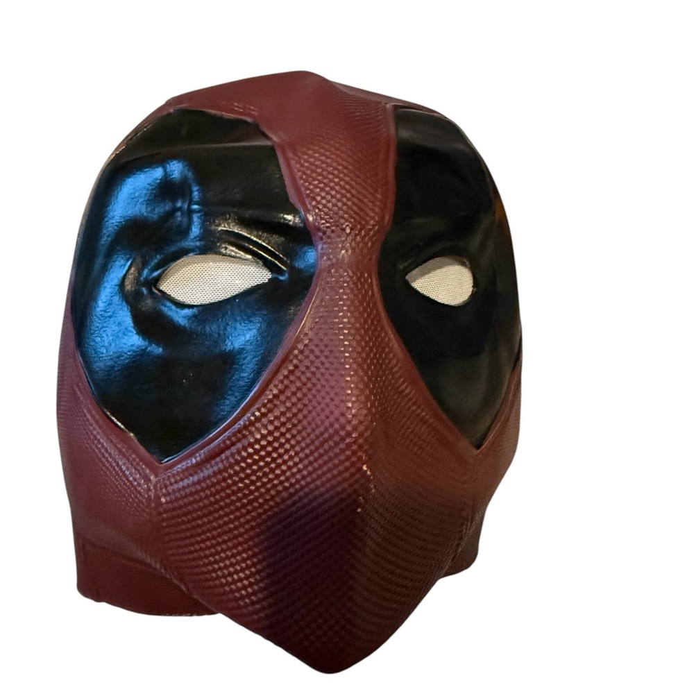 Marvel Deadpool Red and Black Superhero Mask